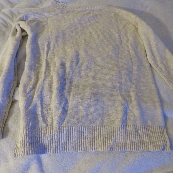 Justice Cream Owl Sweater  Long Sleeve  Sweater  Size 12 - Picture 5 of 5